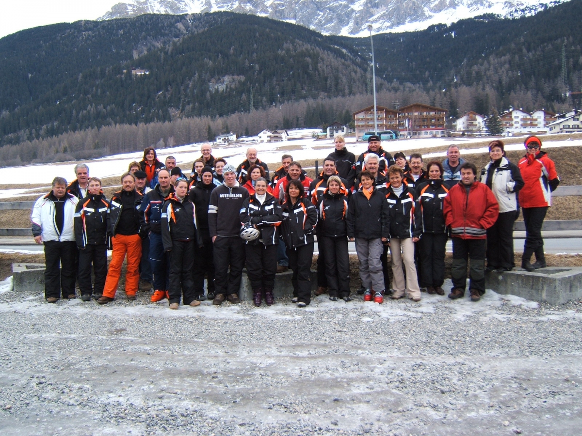 Gruppenfoto Skiclubwochenende 2007